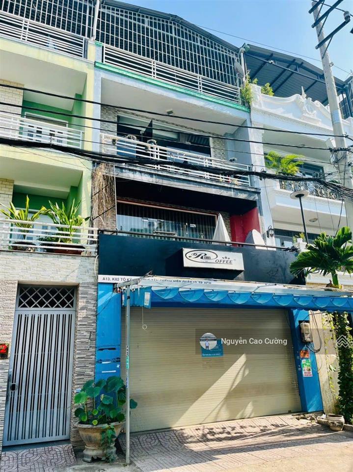 Nhà phố 6x21m đúc 4 lầu mặt tiền đường 10m nhánh tô ký khu k82