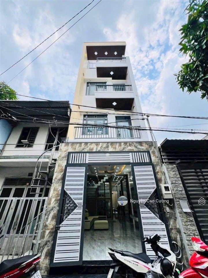 Nhà phố 4x16m có thang máy 1lửng 3lầu 1/ lê văn khương, hiệp thành, q12