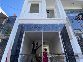 Bán nhà xây mới 4x14m đúc 1 lầu hẻm 4m 2/ hiệp thành 17 gần chợ , bến xe buýt q12