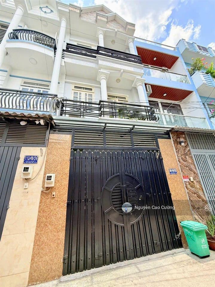 Nhà phố 4x14m đúc 3 lầu hẻm 5m, lâm thị hố, tân chánh hiệp, q12