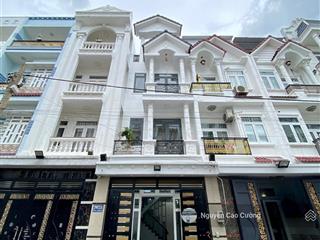 Nhà phố 4x15m đúc 1trệt 3 lầu đường 8m khu đồng bộ liên khu 25, hiệp thành, q12