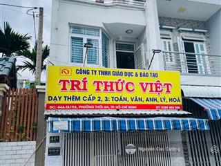 Nhà mặt tiền 4x20m thới an 19a, đường 10m thông gần cấp 1 trần quốc tuấn , thới an, q12