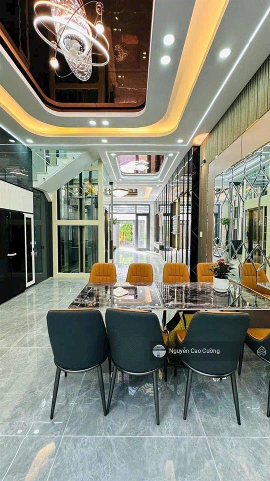 Bán nhà mặt tiền 5x23m có thang máy, tân thới nhất 6, gần chợ lạc quang, q12