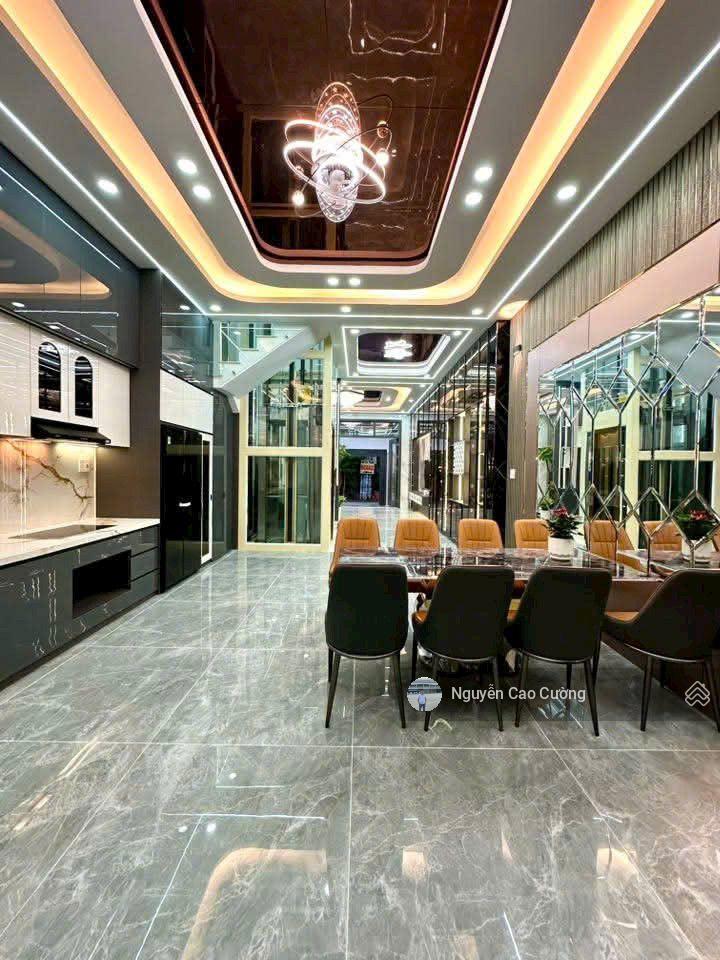 Bán nhà mặt tiền 5x23m có thang máy, tân thới nhất 6, gần chợ lạc quang, q12