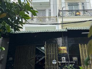Nhà phố đường 9m, 1 lững 2 lầu 1/ bùi văn ngữ, gần chợ hương lộ 80b