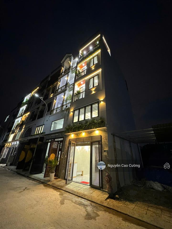 Nhà phố 4x12m, 1lững 3 lầu đường 8m thông mặt tiền tân thới hiệp 13 nối dài giáp gò vấp