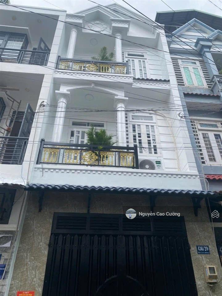 Bán nhà 1/ hiệp thành 13, đường 7m thông, 1trệt 2 lầu mái btct, gần chợ, khu đồng bộ văn minh