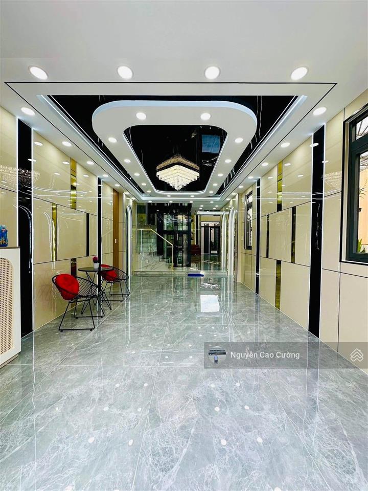 Villa phố thang máy 7x20m nở hậu 8m, 1lững 3 lầu đường 8m 1/ thạnh lộc 37 gần uỷ ban phường