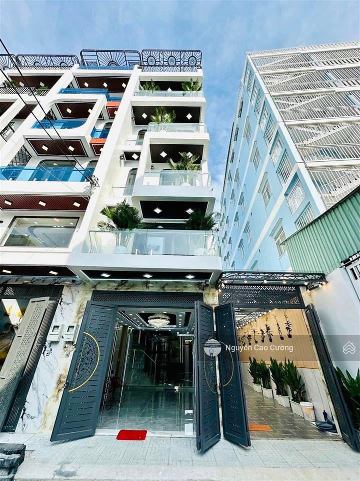 Villa phố thang máy 7x20m nở hậu 8m, 1lững 3 lầu đường 8m 1/ thạnh lộc 37 gần uỷ ban phường