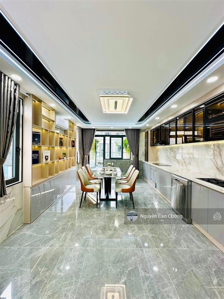 Villa phố thang máy 7x20m nở hậu 8m, 1lững 3 lầu đường 8m 1/ thạnh lộc 37 gần uỷ ban phường