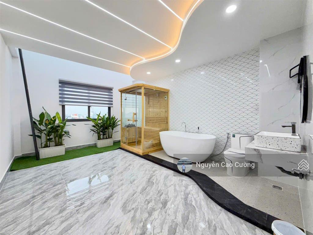 Nhà phố thang máy, full nội thất đường 8m, 4x20m, 1 lửng 3 lầu thạnh lộc 37 gần cấp 3 trần hưng đạo