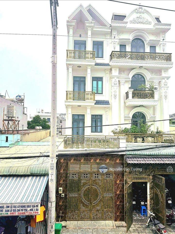 Bán nhà 4x20m mặt tiền đường trần thị hè khu vực sầm uất, kinh doanh tốt, hiệp thành, q12