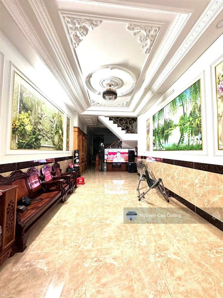 Bán nhà 4x20m mặt tiền đường trần thị hè khu vực sầm uất, kinh doanh tốt, hiệp thành, q12