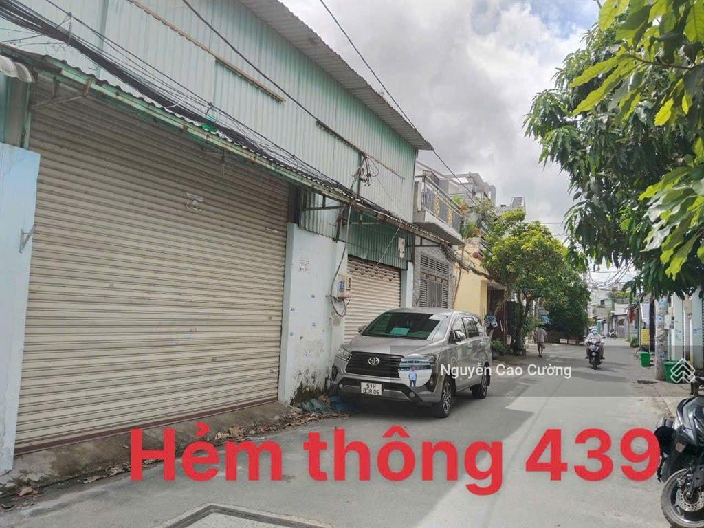 Bán đất 10x22m hẻm 439 tân thới hiệp 21, đường 8m thông phù hợp xây biệt thự, căn hộ dịch vụ