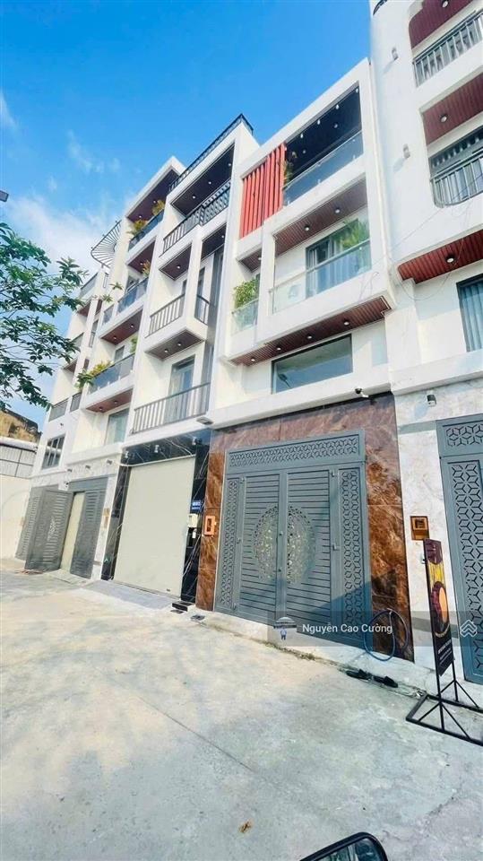 Nhà phố 4x15m, 1trệt 3 lầu đường 6m khu đồng bộ trần thị hè, hiệp thành, q12