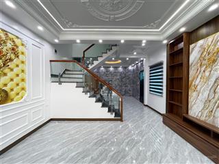 Nhà 4 tầng xây mới lô góc 77m2 tuyến 2 ngô gia tự  ngang 5.3m