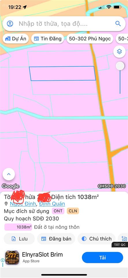 Bán lô đát ở tại nông thôn đất có sẵn 100m2 thổ cư,cách qlo 20 khoảng 800m,giá rẽ đầu tư sinh lời,
