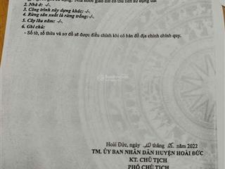Bán đất tại xã song phương, hoài đức, hà nội, 6,4 tỷ, 40m2