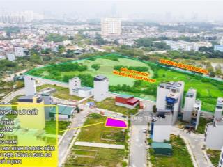 Hiếm có khó tìm! lô góc 98m2 mt 18m mặt đường 16m khu dv 25ha. giá tốt hơn đường nội khu