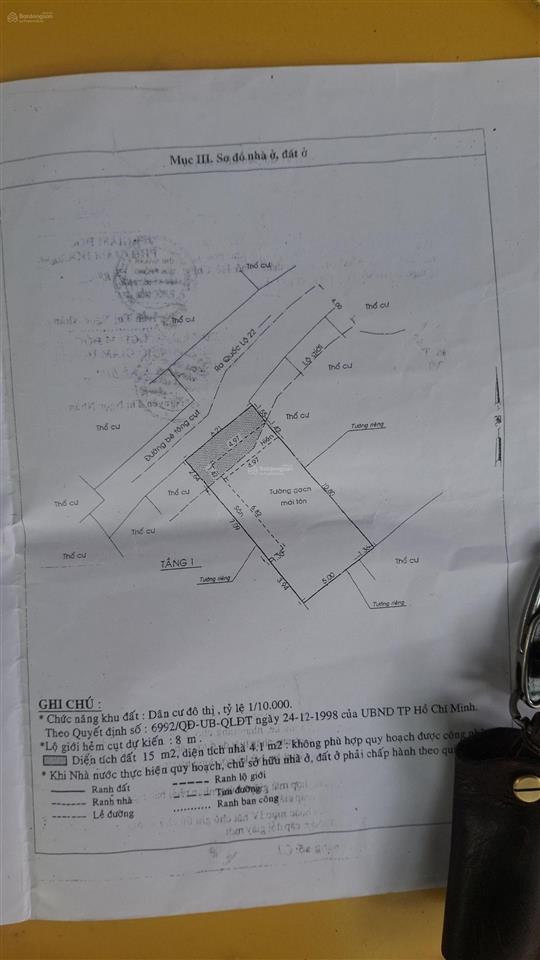 Nhà cấp 4 86m dt 6x14,5 xuân thới 3xuân thới đông hóc môn. dân cư hiện hữu, 100m ra ql 22