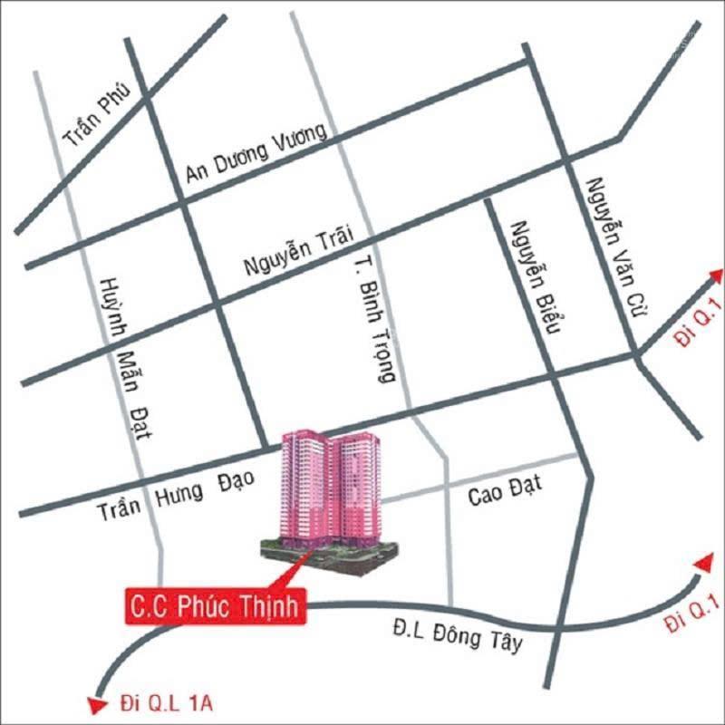 Bán căn hộ phúc thịnh 4,6 tỷ, 79m2 (thông thủy) 2pn + 2wc ở cao đạt, quận 5, tp. hcm giá siêu hời