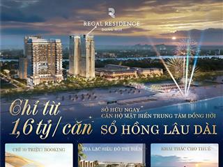 Sở hữu căn hộ 2pn hàng hiệu đầu tiên tại mặt biển trung tâm thành phố đồng hới với giá chỉ từ 1,6tỷ