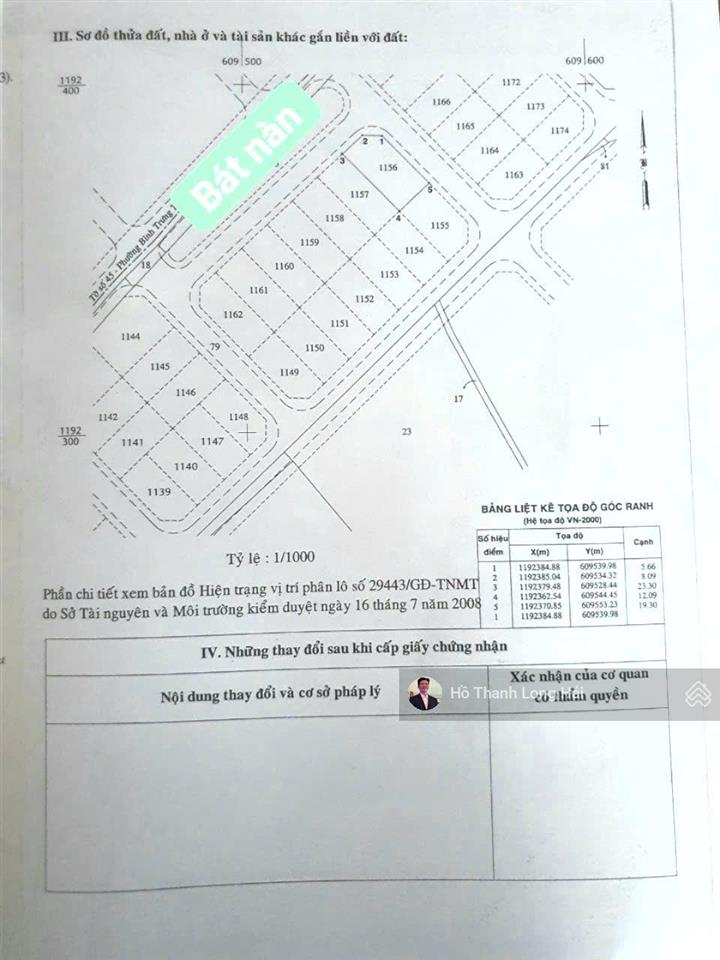Chuyển nhượng lô đất đẹp tại khu dân cư 174ha, thạnh mỹ lợi, giá chỉ 190triệu/m², sổ hồng