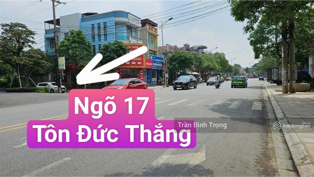 Bán đất tại băng 2 đường tôn đức thắng, vĩnh yên, dt 263m2, giá chỉ 3,5 tỷ