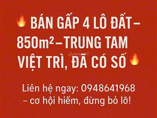 Bán đất tại dữu lâu, 10,500 tỷ, 850m2, phú thọ
