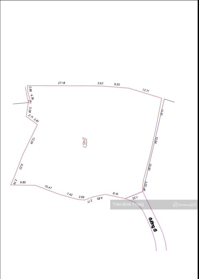 Bán đất hồ vân trục, lập thạch, vĩnh phúc, giá ưu đãi 6 triệu/m2, 2145 m2