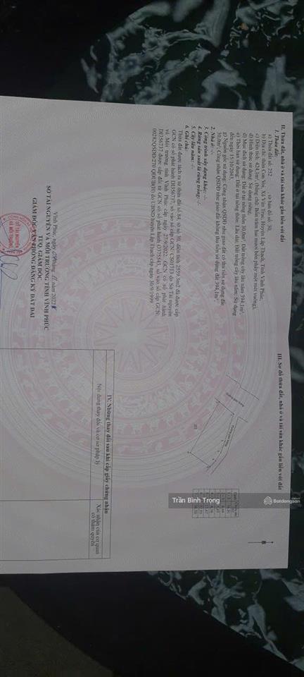 Bán đất tại view hồ vân trục, 5,1 tỷ, 424,1m2, vị trí đẹp, pháp lý đầy đủ