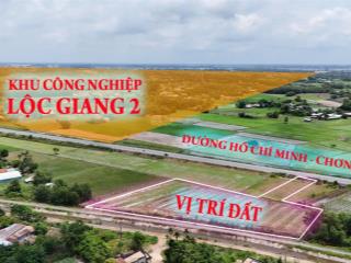 5.000 m2 đất thổ cư 2 mặt tiền đường hcm, vành đai 3, đối diện kcn lộc giang, đức hòa, long an