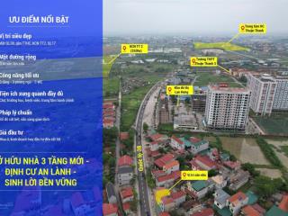 Gấp| bán nhà mặt phố thị trấn hồ, trung tâm thuận thành đầu tư hay ở đều lãi