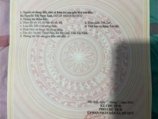 Siêu phẩm đất thổ cư full ngay mặt tiền ấp mỹ thạnh bắc, đức huệ, long an  giá tốt chỉ 1.5 tỷ