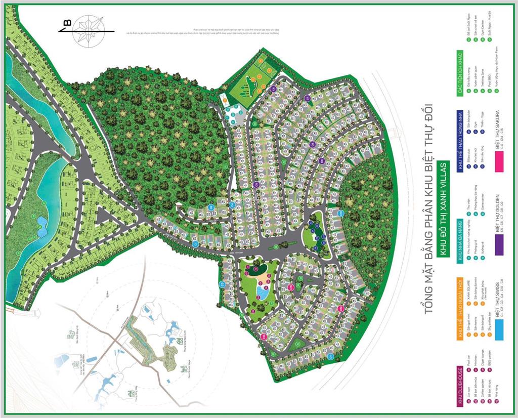 Biệt thự xanh villas giá tốt chỉ từ 16 tỷ / căn cả đất và xây 3,5 tầng  ngay ga metro số 5