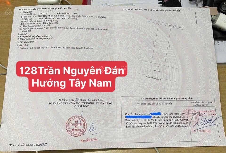 Đất đường 10m5 trần nguyên đán