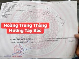 Bán đất mặt tiền hoàng trung thông, hoà minh
