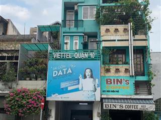 Xuất cảnh bán gấp nhà mặt tiền 624 điện biên phủ, p11, q10  nhà ngay khu trung tâm mua bán sầm uất