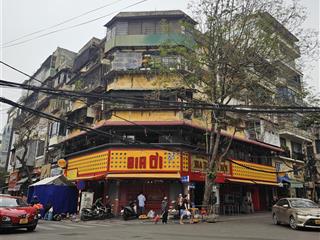 Mặt phố hai bà trưng lô góc  15m mt 200m² x 4 tầng hợp nhà hàng,cafe,showroom, spa, ngân hàng....