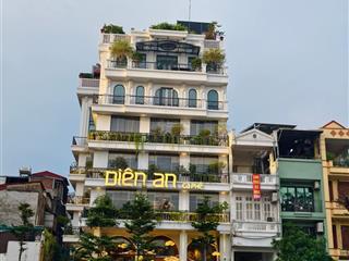 Cho thuê nhà mặt phố nguyễn khang cầu giấy 220m² x 8 tầng + 1 hầm mặt tiền 9m kd mọ mô hình.