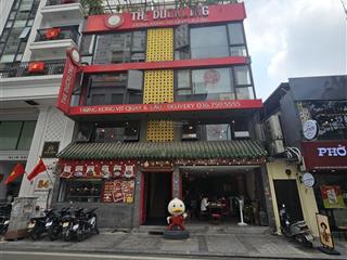 Cho thuê nhà lô góc phạm hàm 100m x 2t, mt 20m, 85tr/th cầu giấy, nhà hàng,café, spa...