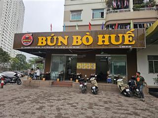 Cho thuê kiot cc rainbow linh đàm 100m, mt 5m,35tr mở bún,phở,cf, spa,siêu thị mini, vp đều hợp!