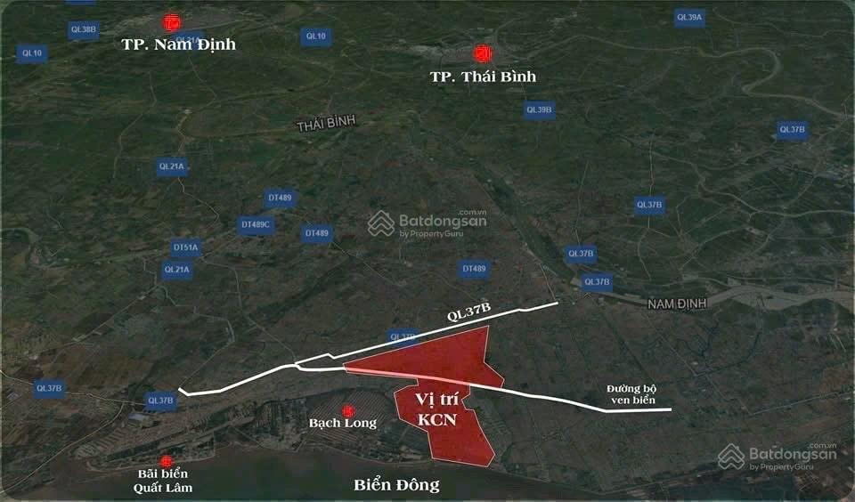 Cần bán mảnh đất đối diện cổng chính kcn vsip hải long 1100ha giao thủy nam định