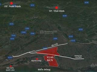 Cần bán mảnh đất đối diện cổng chính kcn vsip hải long 1100ha giao thủy  nam định