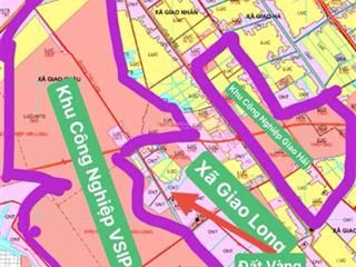 Duy nhấtchính chủ cần bán đất khu công nghiệp vsip nam định giai đoạn 1 xã giao long sát vách kcn