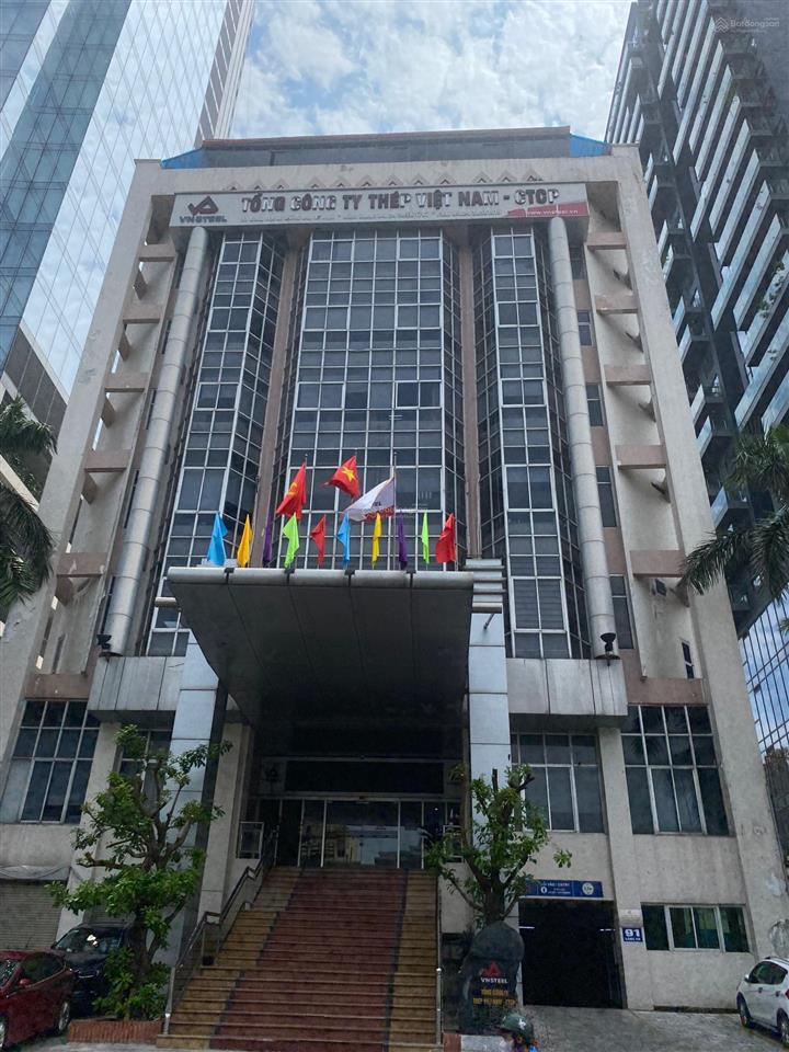 Cho thuê vp tòa nhà viet nam steel, 93 láng hạ, đống đa 200m2