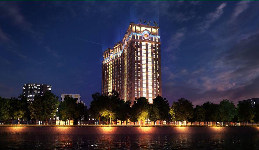 Cho thuê căn hộ d’. le pont d’or  hoàng cầu, hoàng cầu, 120m², 3pn, đủ đồ, tầng cao, view thoáng