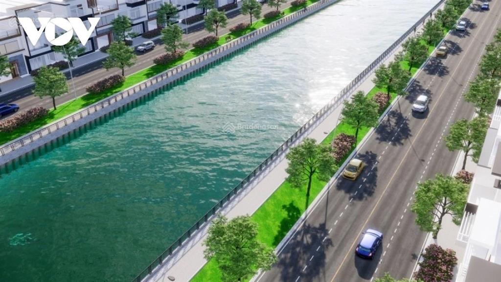 Bán đất mặt tiền kênh tham lương, đông hưng thuận, q12, hcm, 46tỷ, 1027 m2, view đẹp