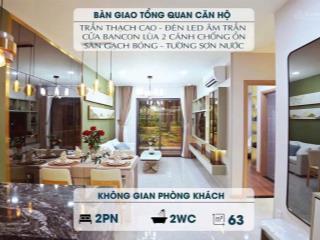 Hot! giỏ hàng căn góc đẹp giá từ cđt 63m2  2pn, ck 6,1 %  nh hỗ trợ vay 80%  bcons solary