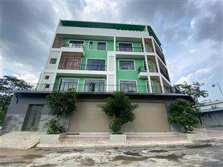 Bán nhà 1t3l góc 2 mặt tiền phù hợp kinh doanh (8x23) diện tích xây dựng 450m sổ hoàn công kdc vp